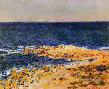  claude - Le Grand Bleu à Antibes Plage de Claude Monet